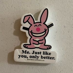 Rare Happy Bunny Car Antenna Topper “Me. Just Like You, Only Better”